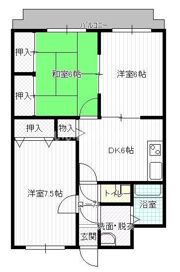 レジデンスミカサの間取り画像
