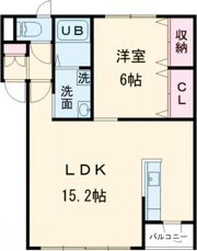エイブルOKAMURAⅢの間取り画像