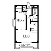 メロン宇佐美の間取り画像