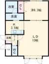 ルノンAの間取り画像