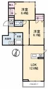 シャーメゾン カープの間取り画像