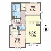 BEREO KEGOの間取り画像