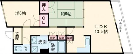 フリーディオ門真IIの間取り画像