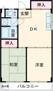レイクサイドハイツの間取り画像