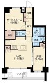 パークキューブ八王子（旧VITA八王子）の間取り画像