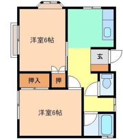 ヴィラあいおい2in1の間取り画像