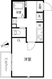 T’s Cuore三ツ境Ⅰの間取り画像