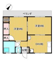七福マンション 西小島の間取り画像