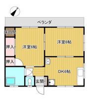 七福マンション 西小島の間取り画像