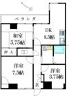 白鳥ビル第5の間取り画像