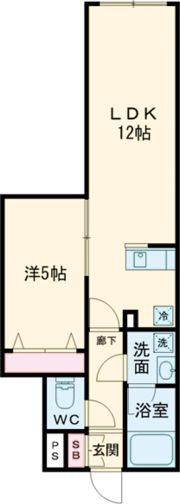 ラフォルテ福生の間取り画像