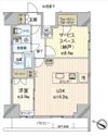 メインステージ十条Ⅱの間取り画像