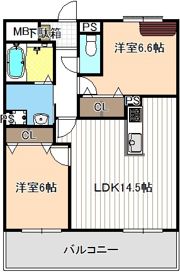 プレサージュの間取り画像