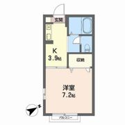 ハイツ田村町 Bの間取り画像