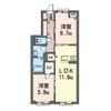 アドラーブルの間取り画像