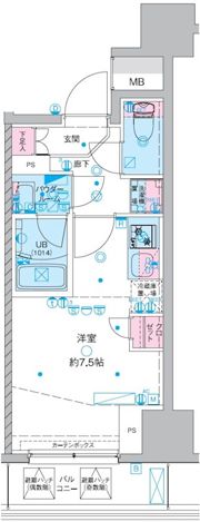 GENOVIA三郷駅前の間取り画像