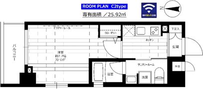 ステージファースト両国東の間取り画像