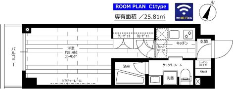 グランドコンシェルジュ大森本町Ⅰアジールコートの間取り画像