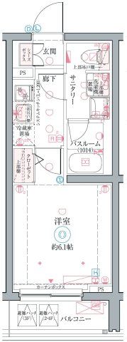クレヴィスタ井荻の間取り画像