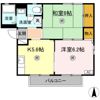 吉ノ前ハイツⅡの間取り画像