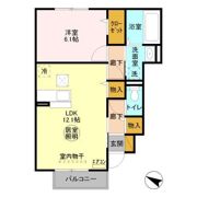 グラマードマレⅢ Eの間取り画像