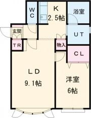 フロスティームーンAの間取り画像