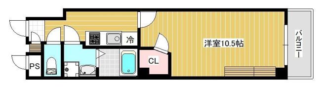 Ciel本町の間取り画像