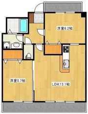 クロノス30新町IIの間取り画像