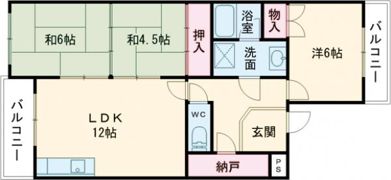 エミネンス有瀬の間取り画像