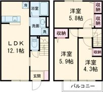 グリシーナⅠの間取り画像