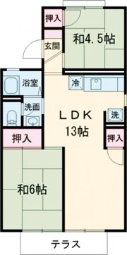 ファミール阪和の間取り画像