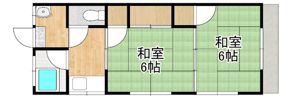 赤塚アパートの間取り画像