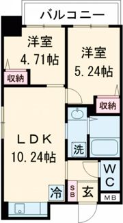 サムティ諏訪神社前の間取り画像
