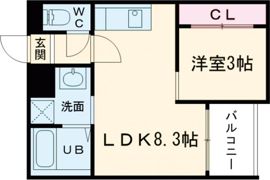 R-smart花園の間取り画像