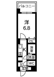 グランアズール浦上の間取り画像