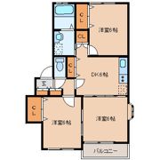 エスポワール鈎取の間取り画像
