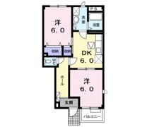 BETTER Я 浜田 Bの間取り画像