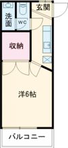コーポ286の間取り画像