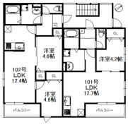 グランヒル香住ヶ丘の間取り画像