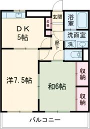 サンノーブル羽村一番館の間取り画像