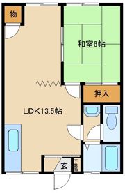 エクセルメゾン楢Ⅰの間取り画像