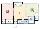 花上明子貸家の間取り画像