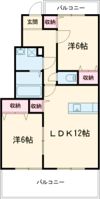 ウィスタリア大川の間取り画像