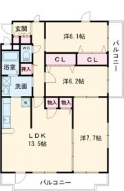常磐町M’sの間取り画像