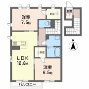 アルフラットひめばら A棟の間取り画像