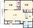 ランピード桂木 弐番館の間取り画像