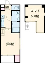 縁テラス淀の間取り画像