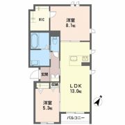 シャーメゾングレース堀止の間取り画像