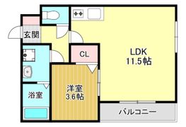 THE NOBLES 久留米中央の間取り画像