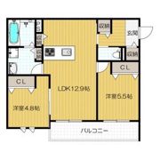 フロレゾン花園の間取り画像
